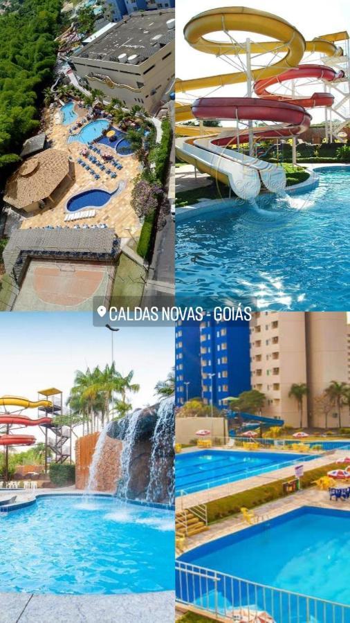 Hotel Golden Dolphin Resort - Flat No Decimo Andar Quarto Com Varanda Caldas Novas Dış mekan fotoğraf